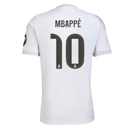 Lacne Muži Futbalové dres Real Madrid Kylian Mbappe #10 2025-26 Krátky Rukáv - Domáci